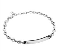 Bracciale Boccadamo Uomo Man in Acciaio ABR418N - ABR418N
